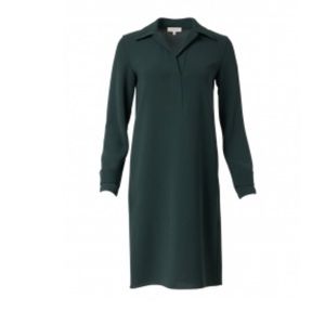 Lafayette 148 New York “Graceton” Green Crepe Dress - Large (NWT)